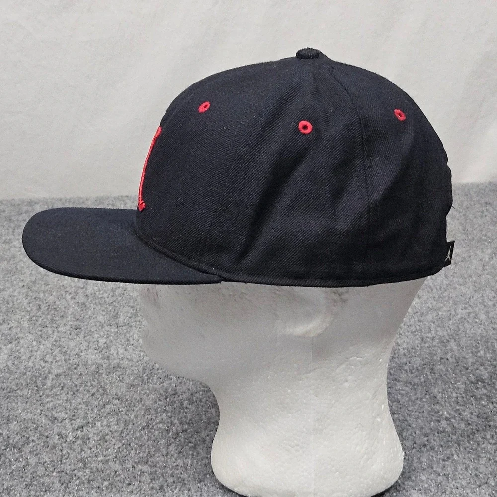 Air Jordan Snapback‎ Hat Black Red Jumpman Wool Flat Brim Cap Streetwear Sports